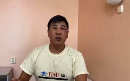 «Алланың алдында мен кіммін, кешіремін!»: Таяқ жеген жүргізуші мәлімдеме жасады