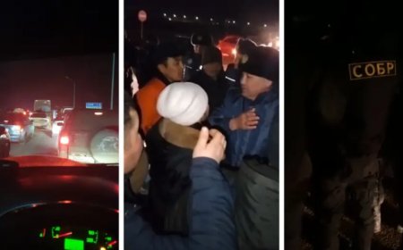 «Қудалау басталды»: желіде жолды жапқан Қоянды тұрғындарын ОМОН ұстап жатыр деген ақпарат тарады
