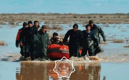 Құлсарыда су астында қалған үйін көруге кеткен әкесі мен ұлы іздестіріліп жатыр