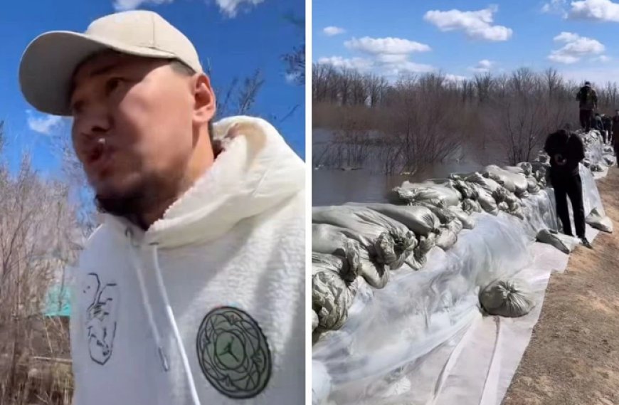«Ешкім келген де, ескерткен де жоқ»: Жахан Отарғалиев оралдықтардың тасқынмен өздері күресіп жатқанын айтты