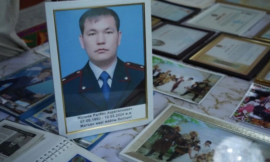 «Соңғы хат жазып, бастығын кінәлаған»: Түркістанда өзіне қол салған полицейдің туыстары жанайқайын жеткізді
