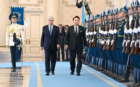 Елімізге Корея Республикасының Президенті Юн Сок Ёль келді