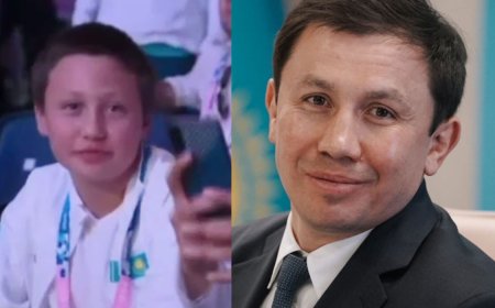 Головкиннің 14 жасар ұлы Олимпиадада жүр - желіде әртүрлі пікірілер тарады