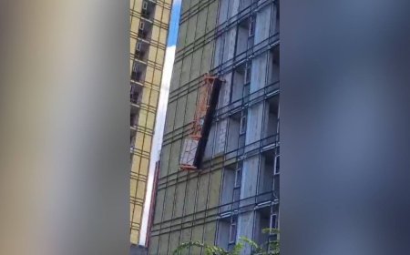 Астанада құрылысшы 7 қабаттан құлап кетті (ВИДЕО)