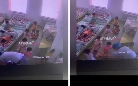 Атырауда тәрбиеші тыныш отырған бүлдіршінді ұрып, аузын жарақаттаған