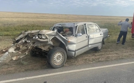 «Біреуі полиция қызметкері»: Батыс Қазақстанда жантүршігерлік жол апатынан бес адам қаза тапты
