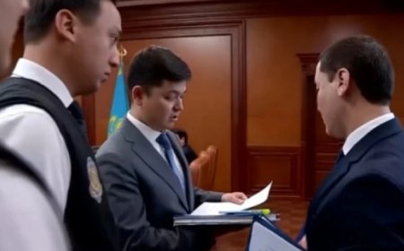 Шымкентте жиналыс үстінде қамауға алынған шенеунік сотталды