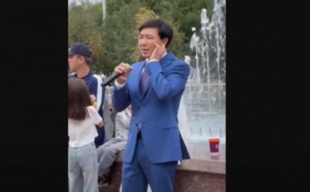 Өскемен қаласының әкімі ел алдында ән айтты