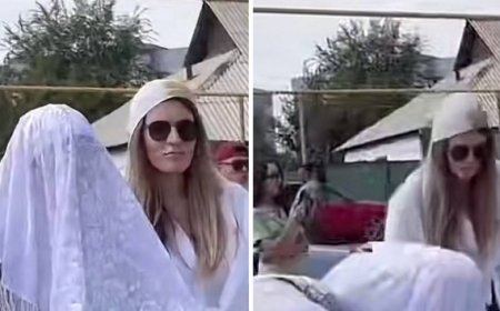 «Кекірейген келін деген осы шығар»: Беташардағы келіншектің образы талқыға түсті (ВИДЕО)