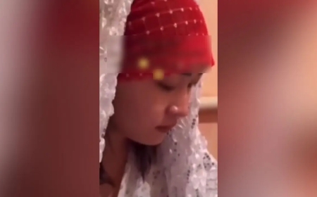 «Өз неммен келдім»: желіде алып қашқан қалыңдықтың қолхат жазған сәті жарияланды