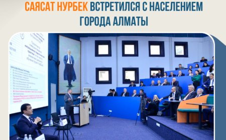 Саясат Нурбек встретился с населением