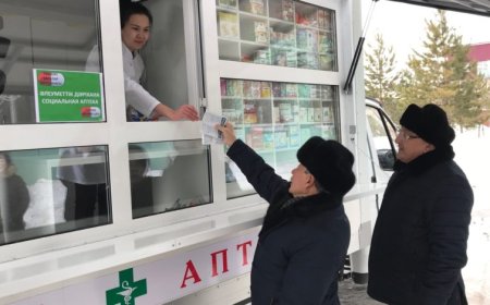 В Казахстане запустят передвижные аптеки для удаленных сел