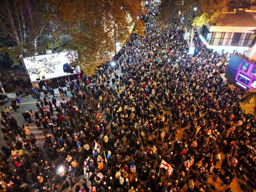 Грузияда оппозиция белсенділері тағы да митинг өткізді