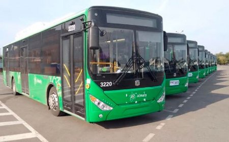 В Алматы запускают новый автобусный маршрут