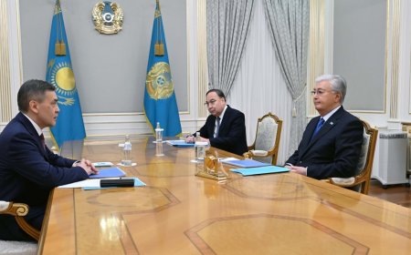 Токаев принял Генерального секретаря ШОС Нурлана Ермекбаева