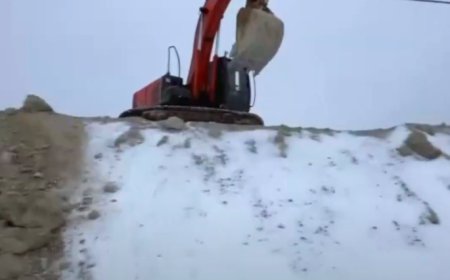 Новая дамба дала трещину в Петропавловске