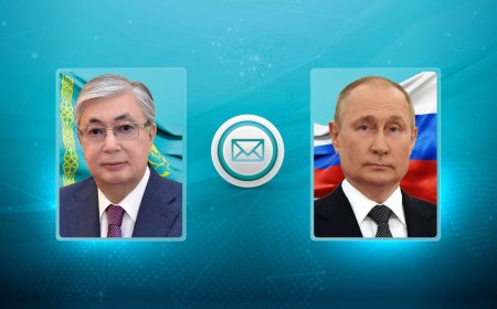 Токаев поздравил Путина с 20-летием Договора о границе