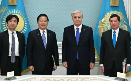 Токаев принял специального советника Премьер-министра Японии Акихису Нагашиму