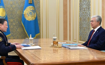 Мемлекет басшысы Ішкі істер министрін қабылдады