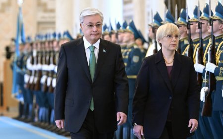 Елімізге ресми сапармен Словения президенті келді