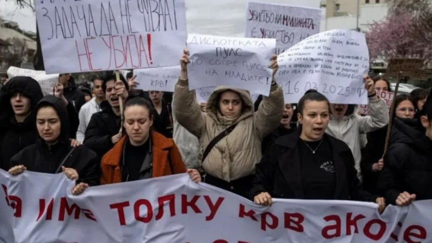 В Северной Македонии вспыхнули протесты после пожара в клубе с десятками жертв