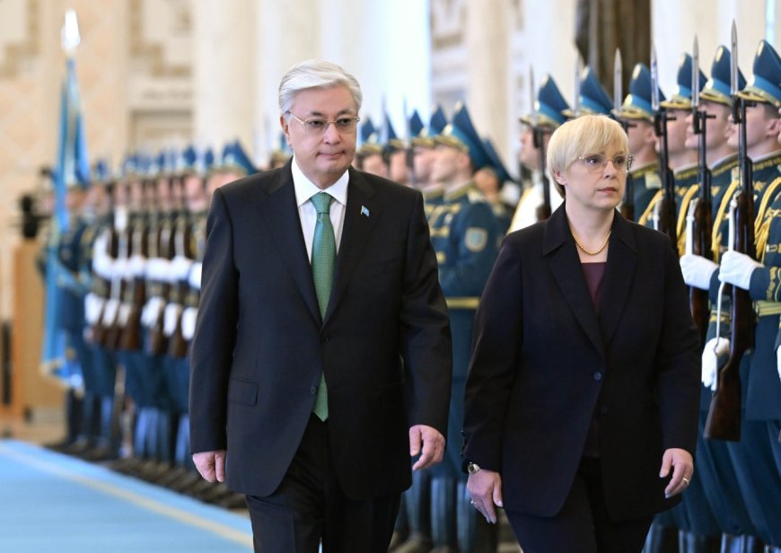 Елімізге ресми сапармен Словения президенті келді