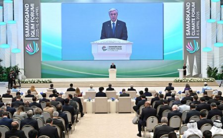 Тоқаев Өзбекстанда өтіп жатқан халықаралық конференцияда сөз сөйледі