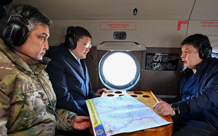 Бозумбаев проинспектировал работу противопожарных служб в резервате «Семей орманы»