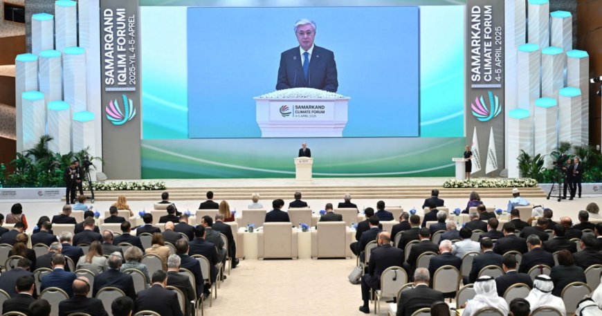 Тоқаев Өзбекстанда өтіп жатқан халықаралық конференцияда сөз сөйледі