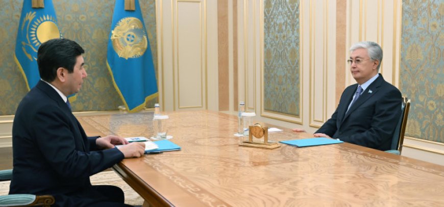 Токаев принял спикера Мажилиса Кошанова