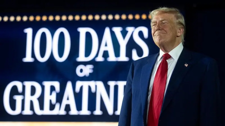 Трамп похвастался достижениями своей администрации за первые 100 дней