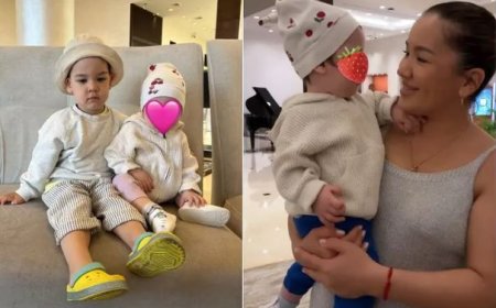 Макпал Исабекова показала детей 