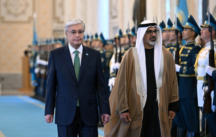 Тоқаев Абу-Дабидің Тақ мұрагері шейх Халедпен кездесті