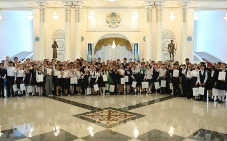«Ақорда» резиденциясында балаларға экскурсия ұйымдастырылды