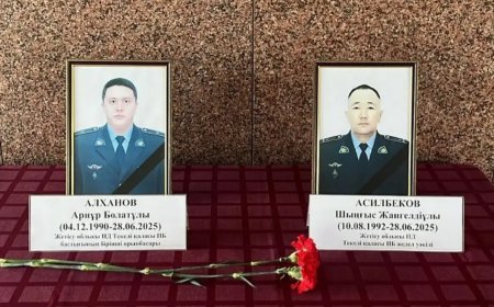 Жетісу облысында екі бірдей полиция қызметкері қаза тапты