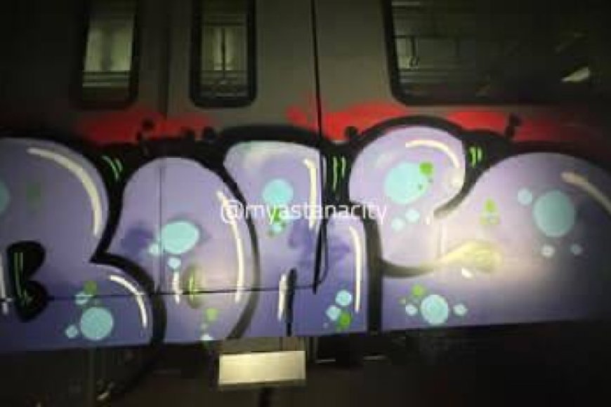 «Шетелдік суретшілер»: LRT вагондарына сурет салып кеткендердің кім екені анықталды