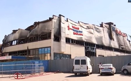 «Биг Шанхай» базарындағы өрт: зардап шеккендерге әлі ешқандай көмек көрсетілмеген