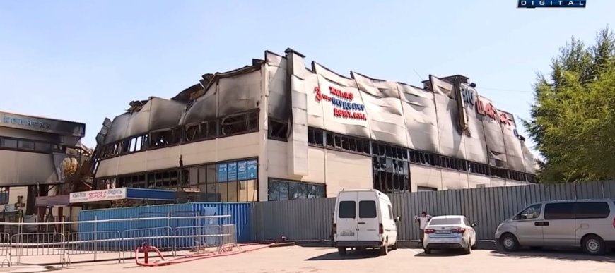 «Биг Шанхай» базарындағы өрт: зардап шеккендерге әлі ешқандай көмек көрсетілмеген