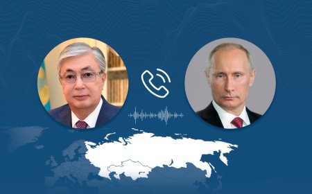 Тоқаев Путинмен телефон арқылы сөйлесті