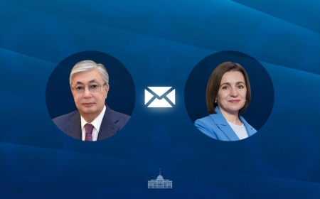 Тоқаев Молдова халқын Тәуелсіздік күні мерекесімен құттықтады