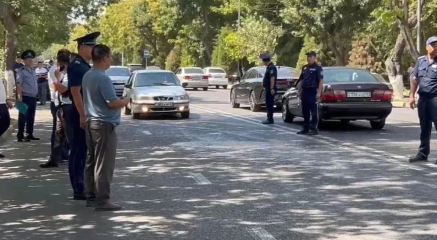 Шымкентте полицей қызметтік көлігімен адам қағып өлтірді