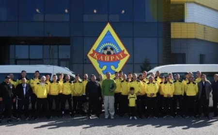 Тұрсын Алагөзов «Қайрат» футболшыларына жаңа автобус сыйлады
