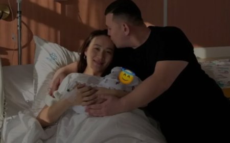 «Жаңа өмірмен таныстырайық»: Елдос «Колобок» баласына ерекше есім берді