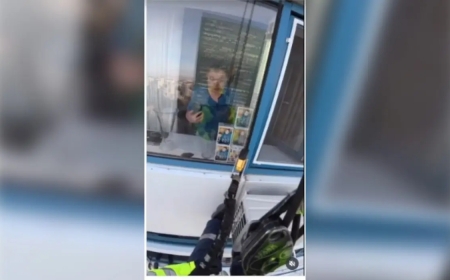 «Арқаныңды кесіп тастаймын»: Астана тұрғыны альпинистің жұмысына кедергі келтірді (ВИДЕО)