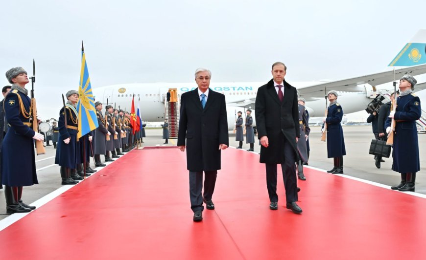 Тоқаев Мәскеуге мемлекеттік сапармен барды