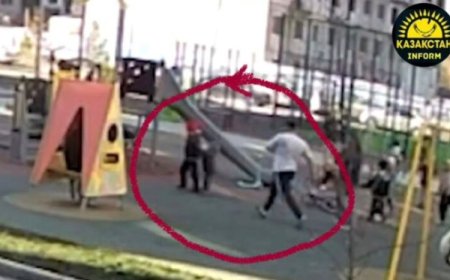 «Балам біресе күледі, біресе жылайды, бір орында айналып жүреді» - ойын алаңында соққыға жығылған баланың анасы