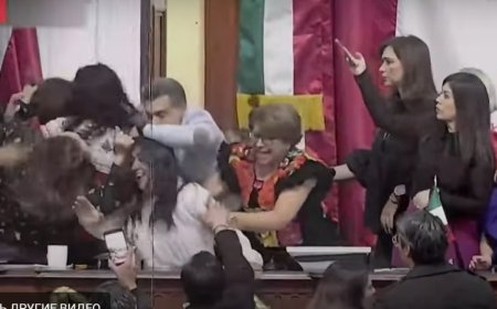 «Депутаттар бір-бірінің шашын жұлды»: Мехико парламентінде төбелес болды (ВИДЕО)