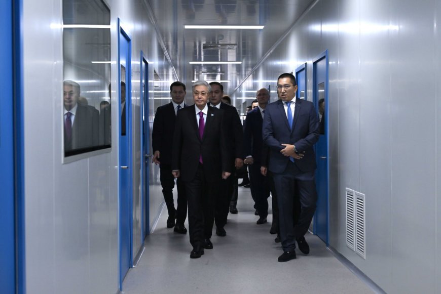 Президент Жамбыл облысындағы фармацевтикалық кәсіпорындардың қызметімен танысты