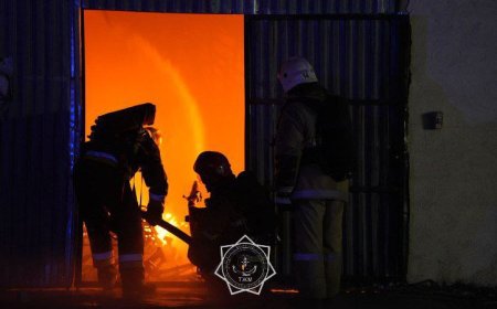 Астанада кілем цехынан өрт шықты