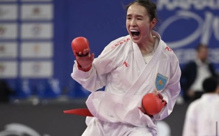 «Алтын қыздар»: Қазақстан каратэшілері қос алтын әкеліп, үздік үштікке енді (ВИДЕО)